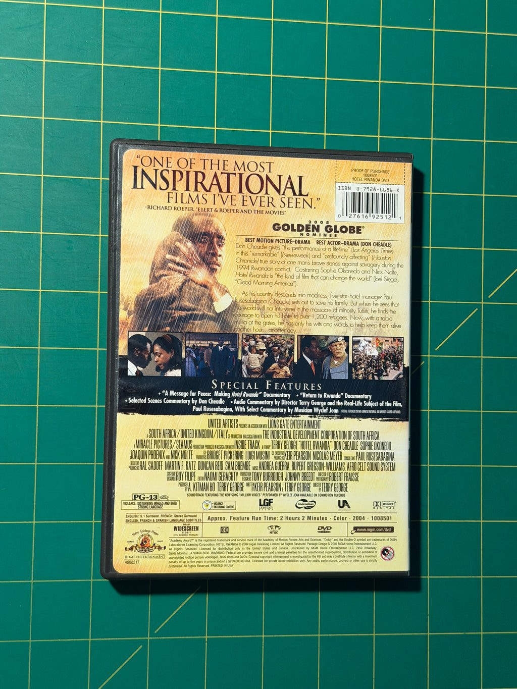 Hotel Rwanda - DVD, Used Good