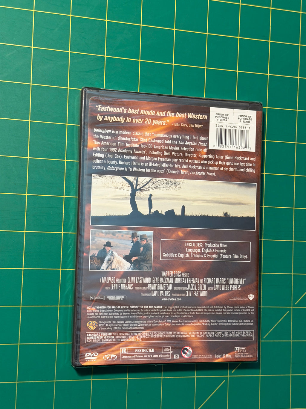 Unforgiven - DVD, New, Sealed