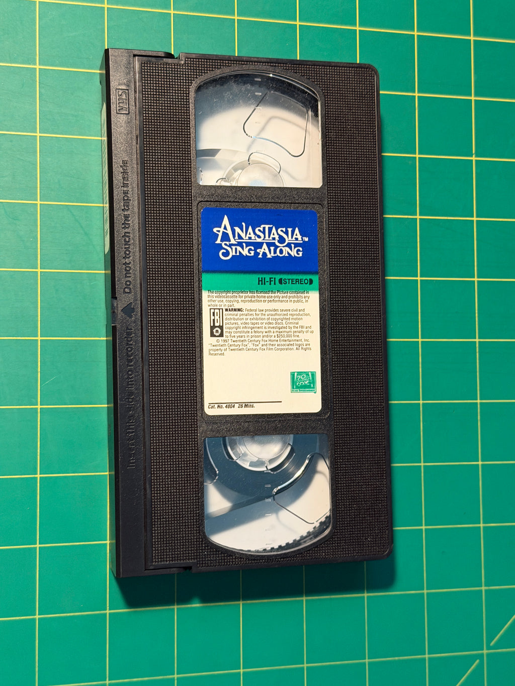 Anastasia Sing Along - VHS, Used Good
