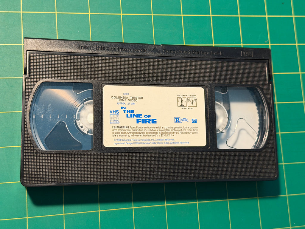 The Line of Fire - VHS, Used Good