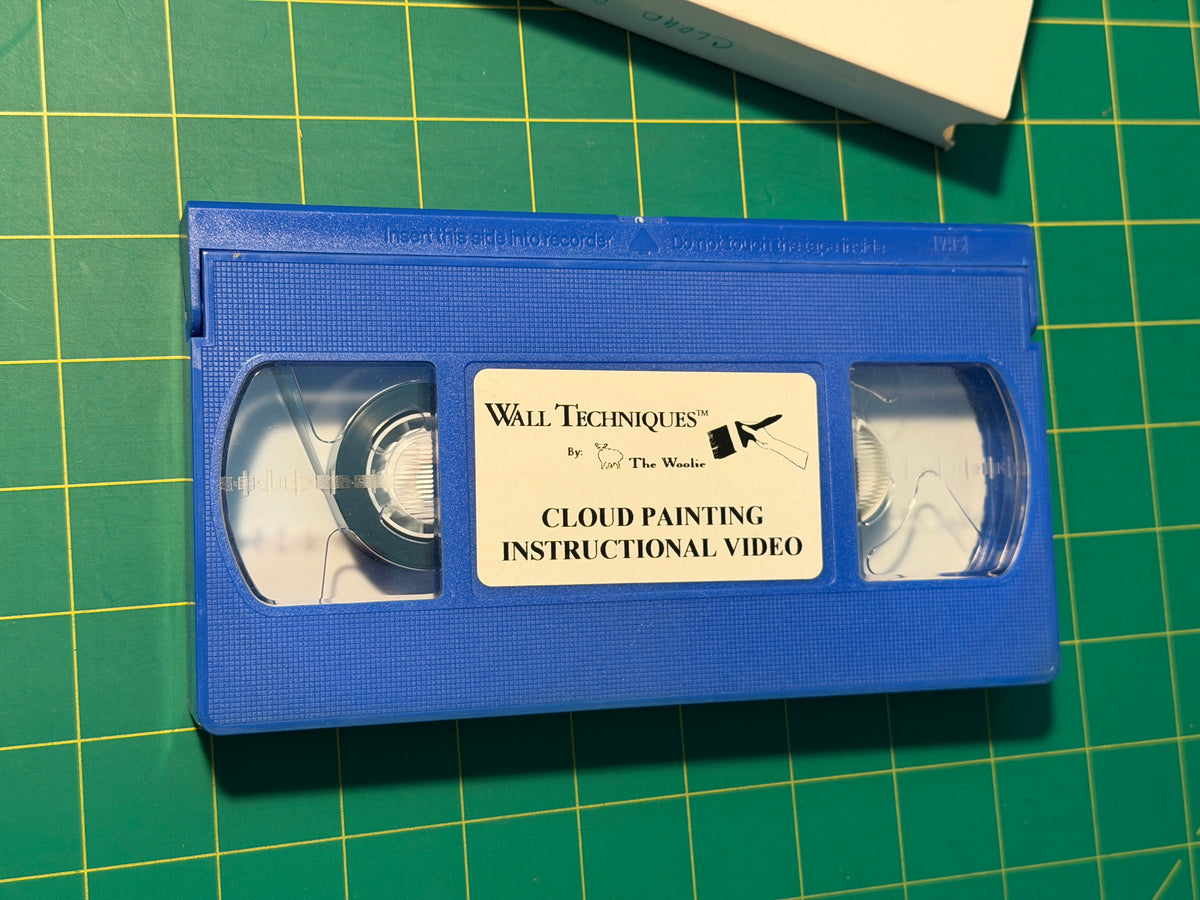 Cloud Painting Instructional Video - VHS, Used Good