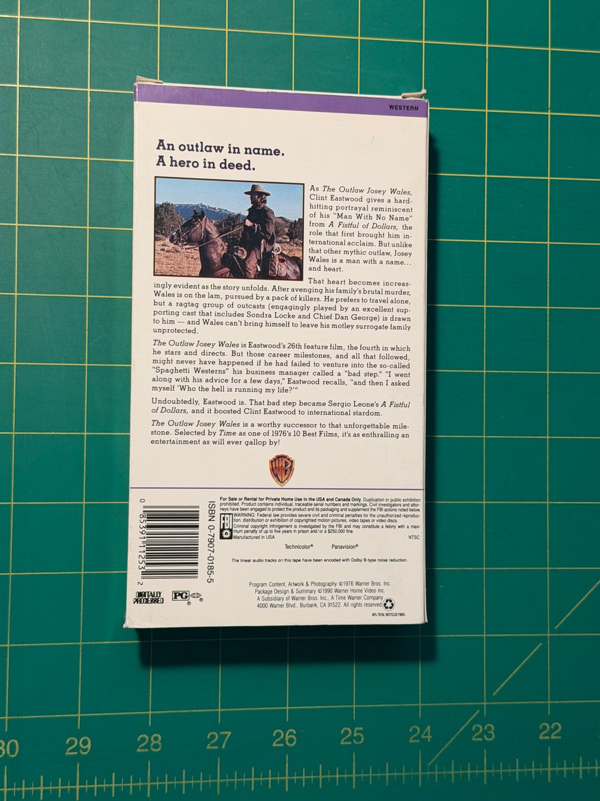 The Outlaw Josey Wales - VHS, Used Good