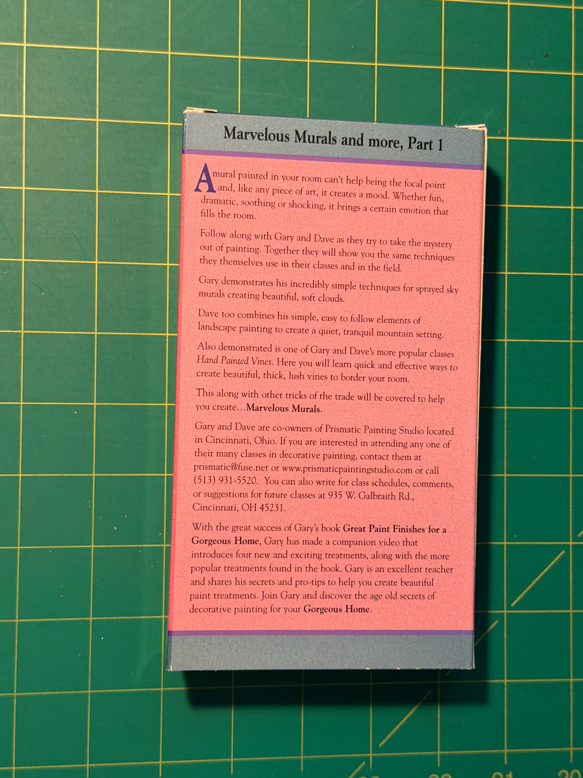 Marvelous Murals: You Can Paint and More - VHS, Used Good