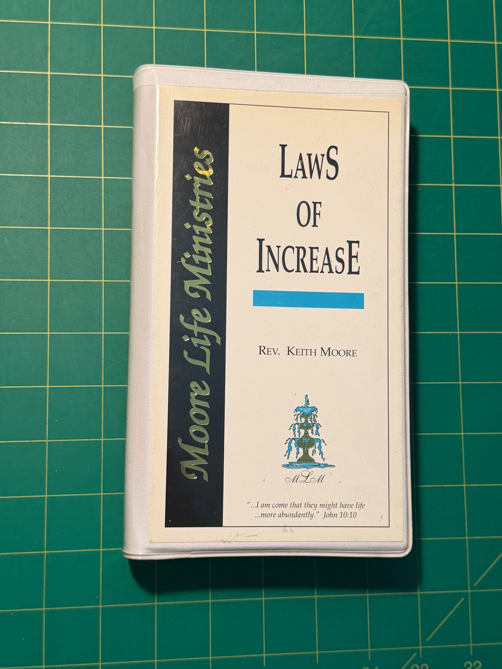 Moore Life Ministries: Laws of Increase - Audiobook/Audiotape, Used Good