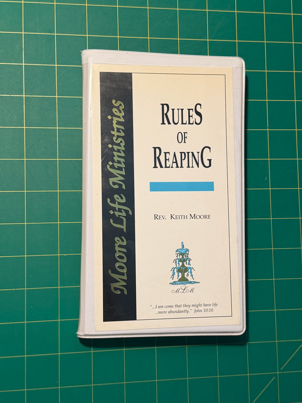 Moore Life Ministries: Rules of Reaping - Audiobook/Audiotape, Used Good