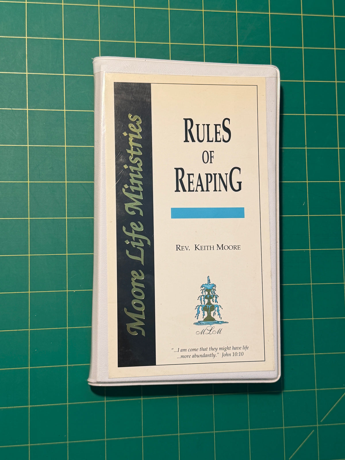 Moore Life Ministries: Rules of Reaping - Audiobook/Audiotape, Used Good