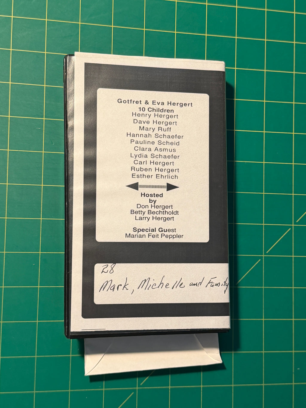The Gotfret Hergert Jr. Family - VHS, Used Good