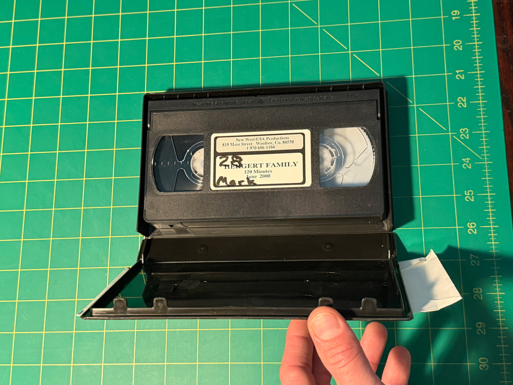 The Gotfret Hergert Jr. Family - VHS, Used Good