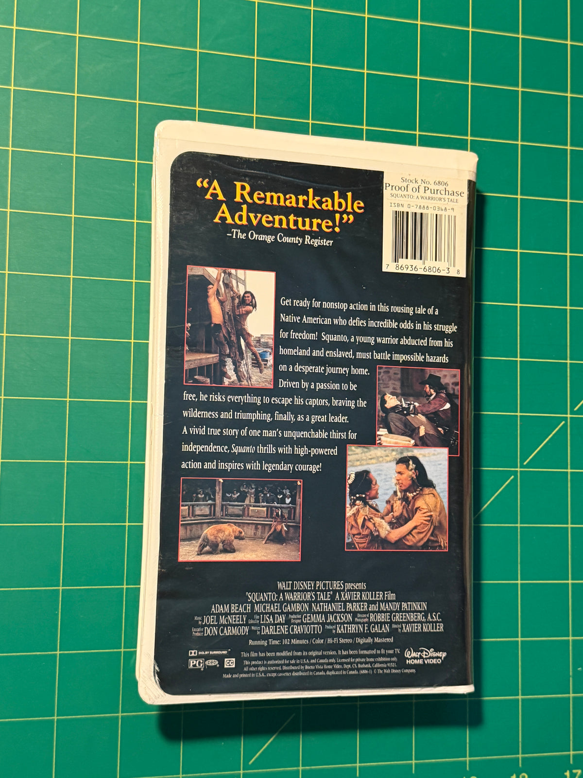 Squanto: A Warrior's Tale - VHS, Used Good