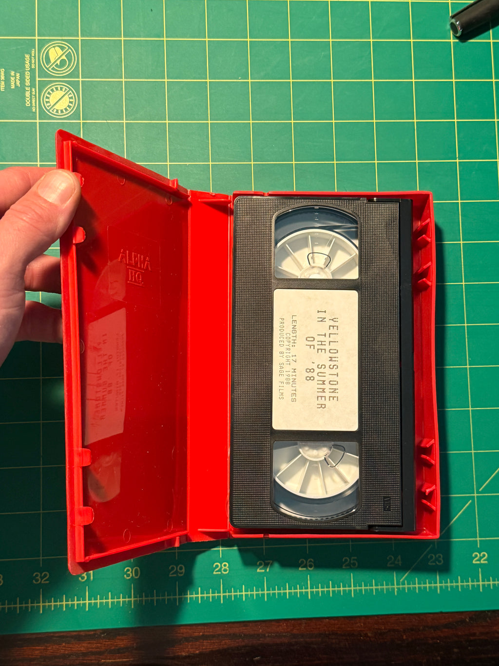 Yellowstone in the Summer of '88 - VHS, Used Good