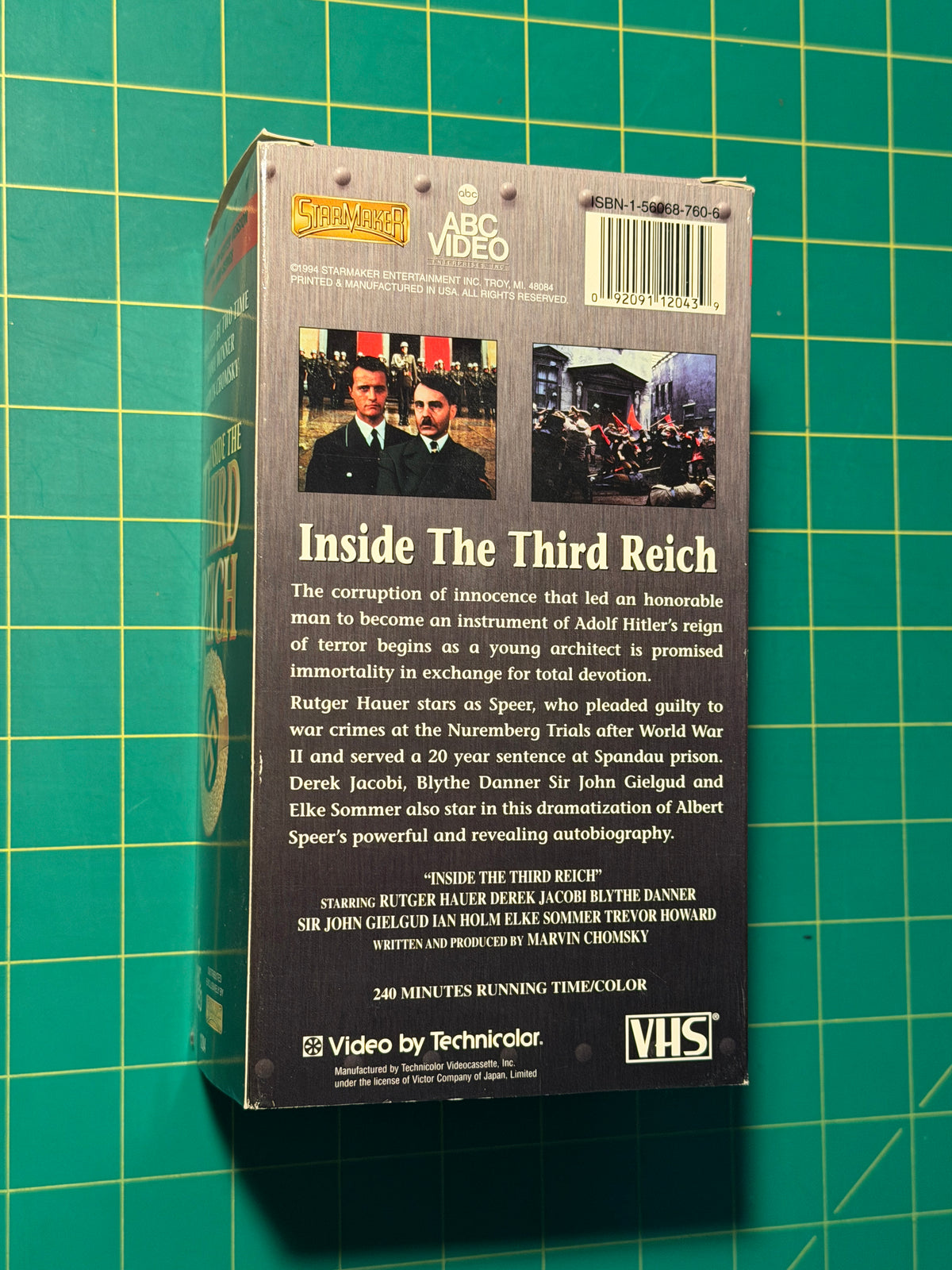 Inside the Third Reich - VHS Tape, Used Good