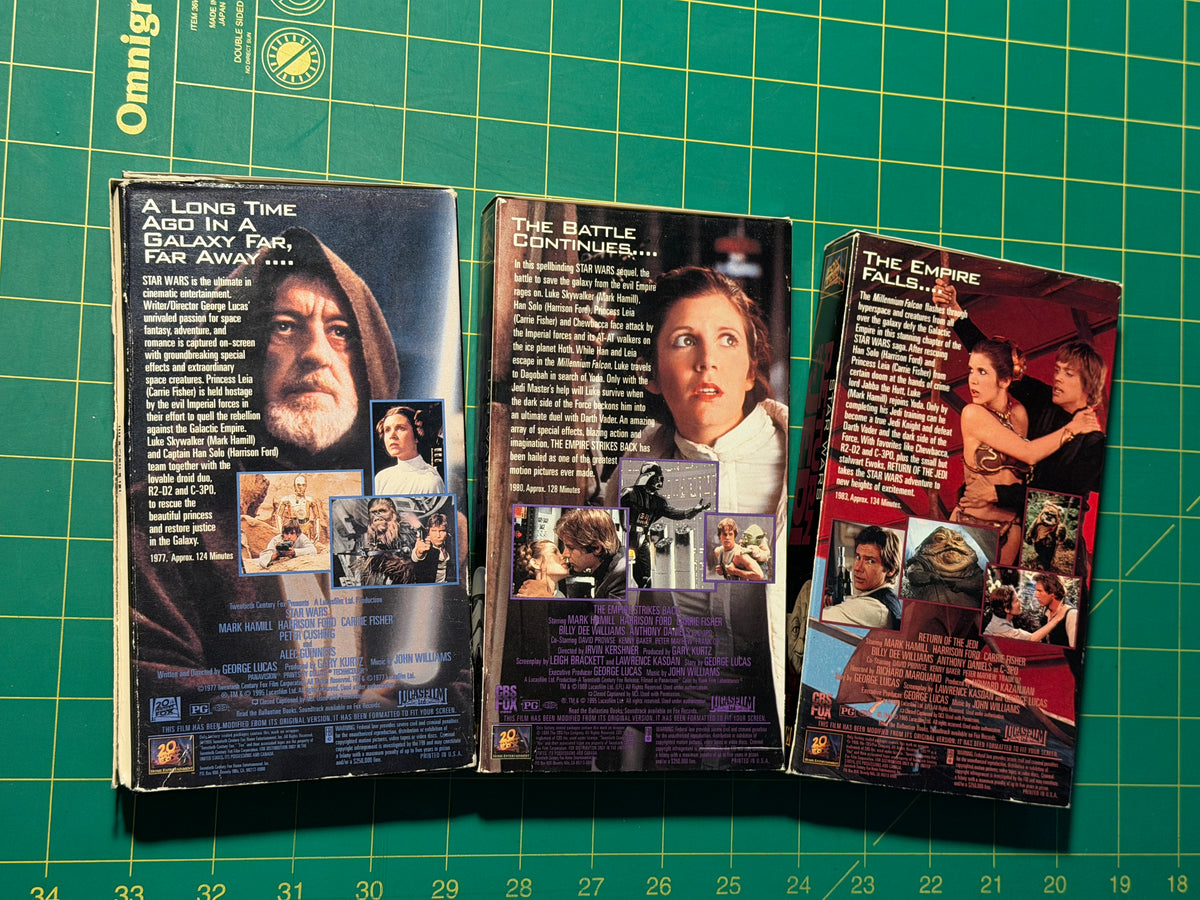 Star Wars Trilogy - VHS Tape, Used Acceptable