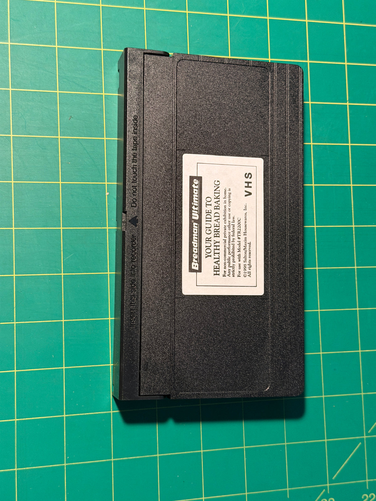 Your Guide to Healthy Bread Making - VHS Tape, Used Good