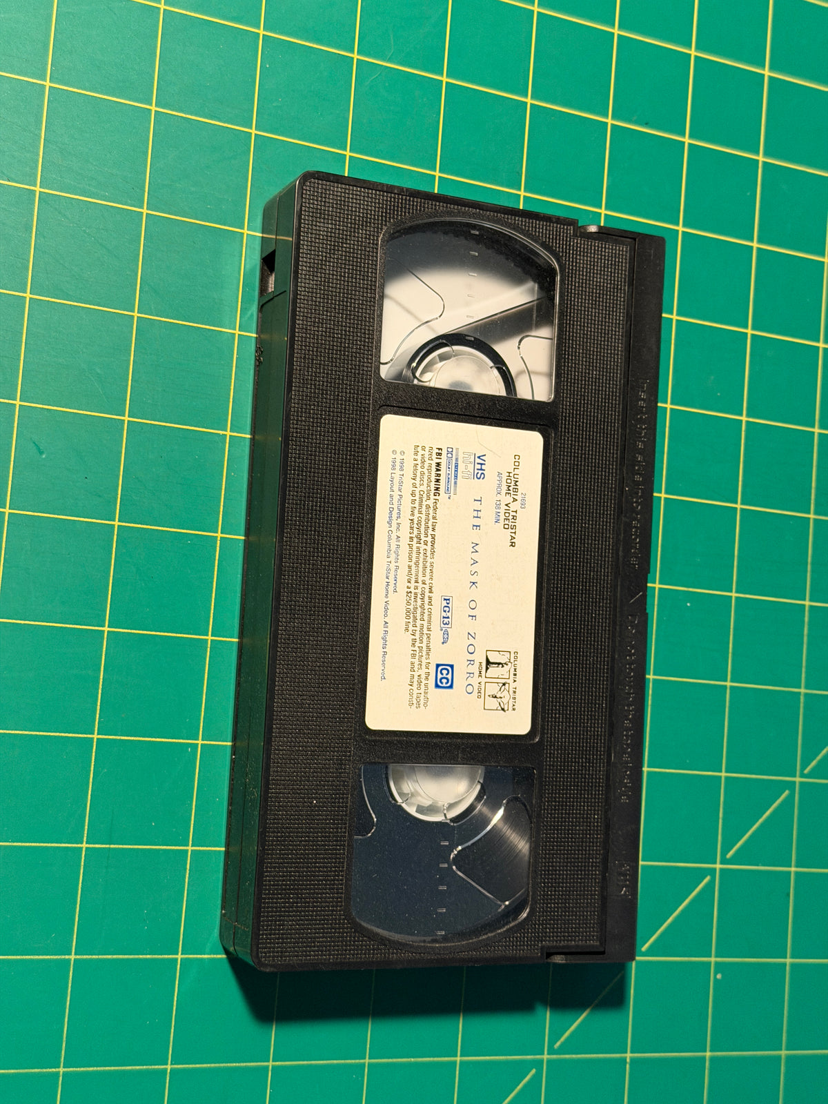 The Mask of Zorro - VHS Tape, Used Good