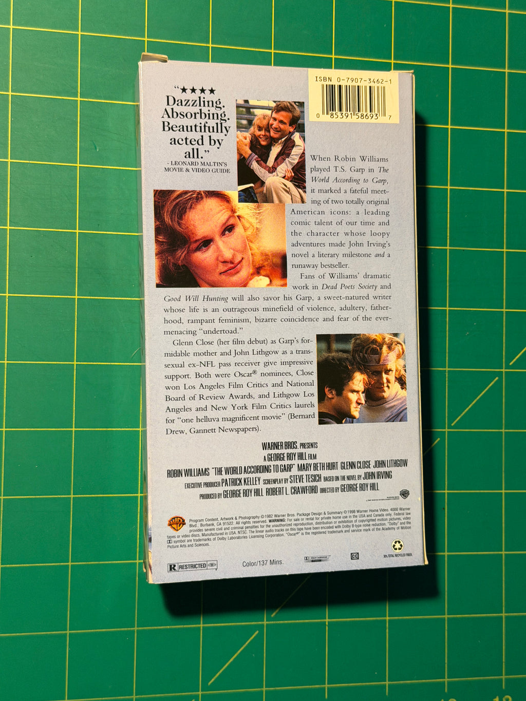The World According to Garp - VHS Tape, Used Good